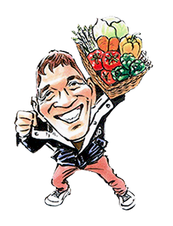 林田商店スタッフのイラスト